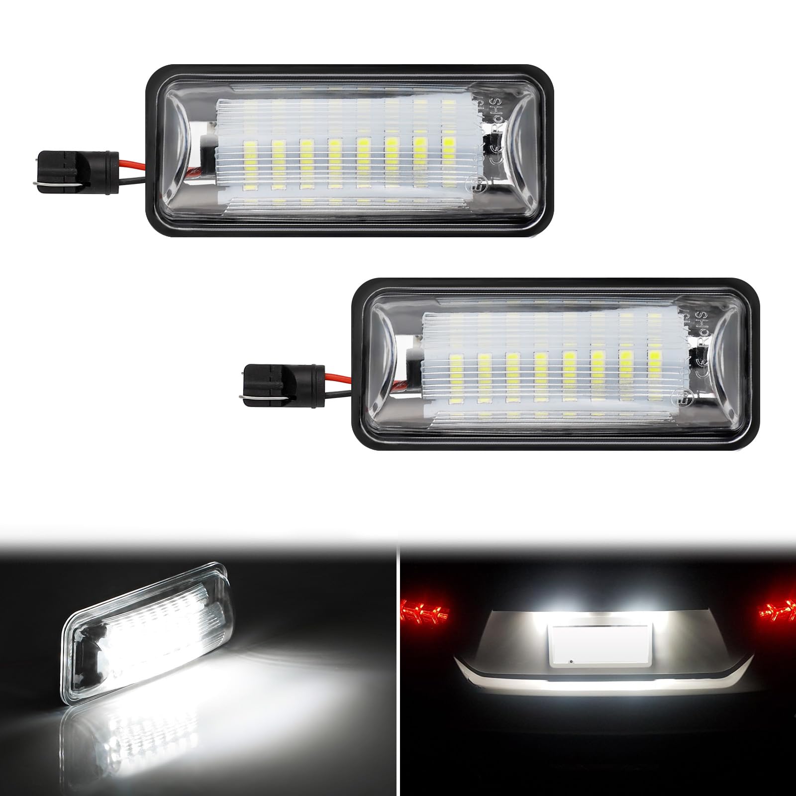 明星スバル トランプ Amazon | Futwod スバル/トヨタ用 ナンバー灯 LED ライセンスランプ